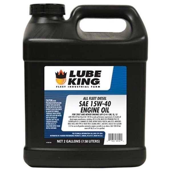 Lube King Lube King LU01542G 15W40 Fleet Oil; 2 Gallon 152209